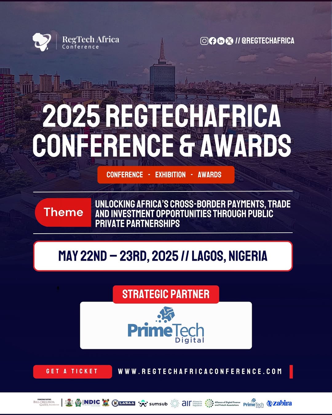 PrimeTech Digital Africa Announced as Strategic Partner for RegTech Africa Conference 2025