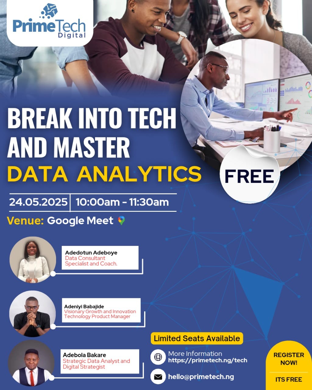 Break into Tech and Master Data Analytics