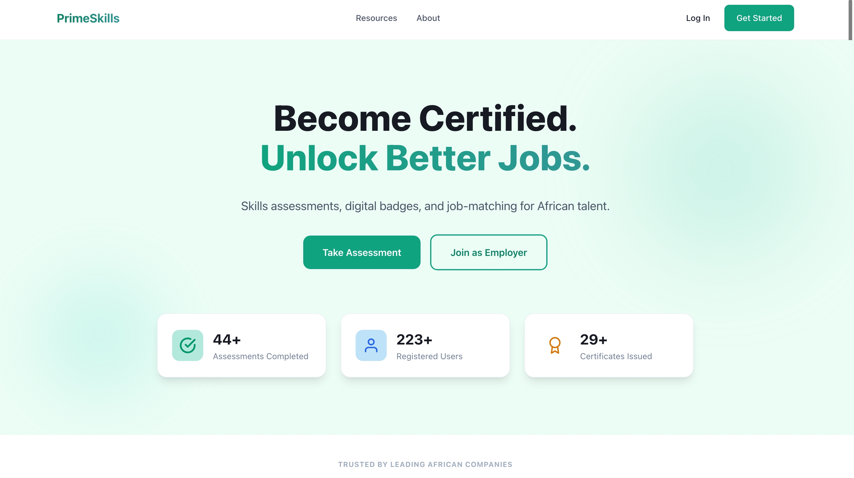 PrimeSkills — Skills Assessment, SIWES & Job-Matching Platform